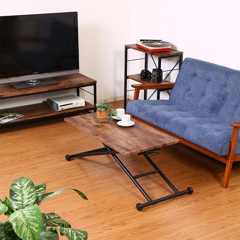 フリーテーブル ナビア 昇降テーブル ヴィンテージ | 不二貿易 | 02