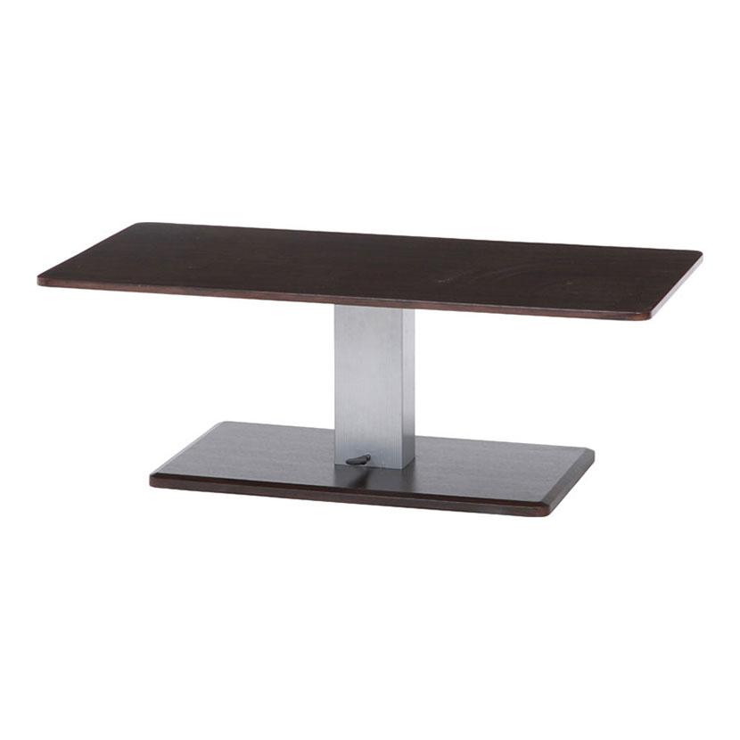 昇降テーブル 木製天板 センターテーブル おしゃれ 幅1200×奥行600×高さ430〜570mm | 不二貿易