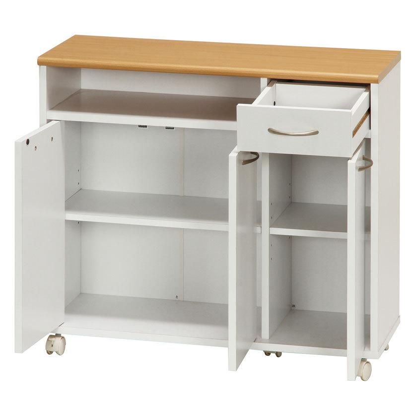 ミニキッチンカウンター キッチン収納・キッチンワゴン | 不二貿易 | 03