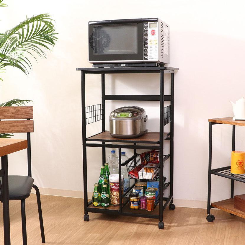 レンジワゴン キッチン収納・キッチンワゴン | 不二貿易 | 03