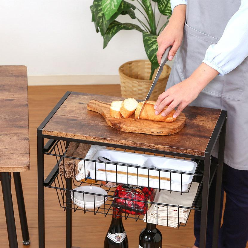 キッチンワゴン ナビア キッチン収納・キッチンワゴン ブルックリンスタイル | 不二貿易 | 01