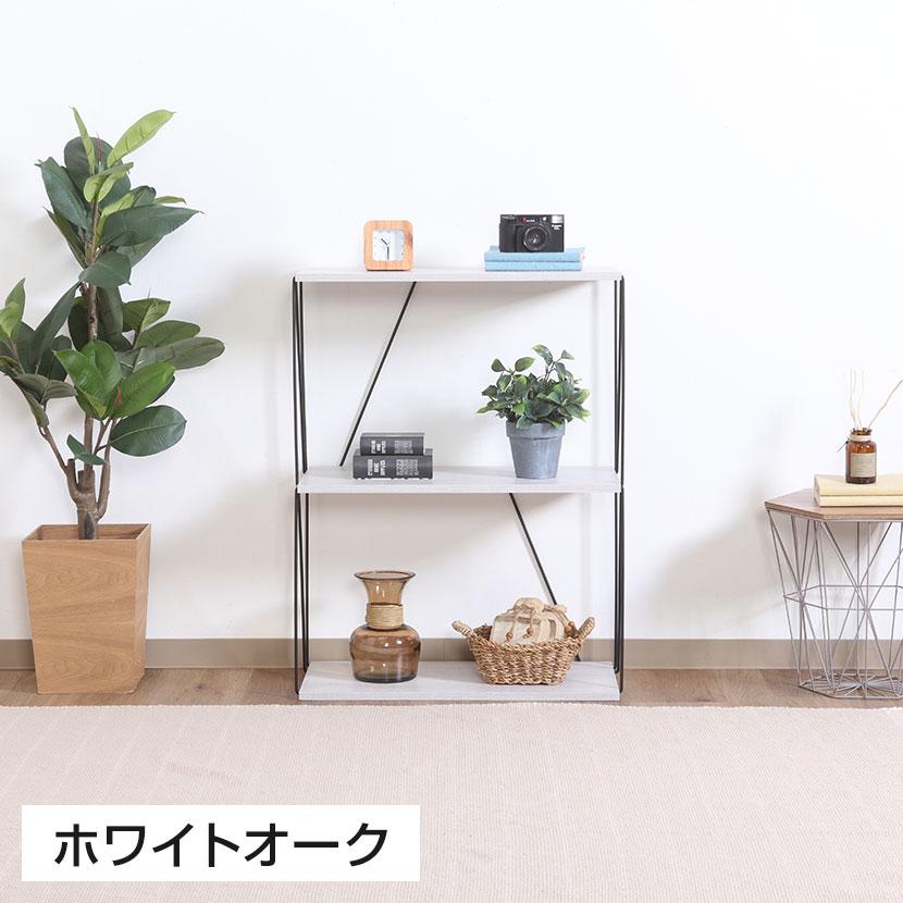 EZBOワイヤーラック3段 オープンシェルフ スチールフレーム 組立簡単 幅610×奥行310×高さ785mm | 不二貿易 | 04