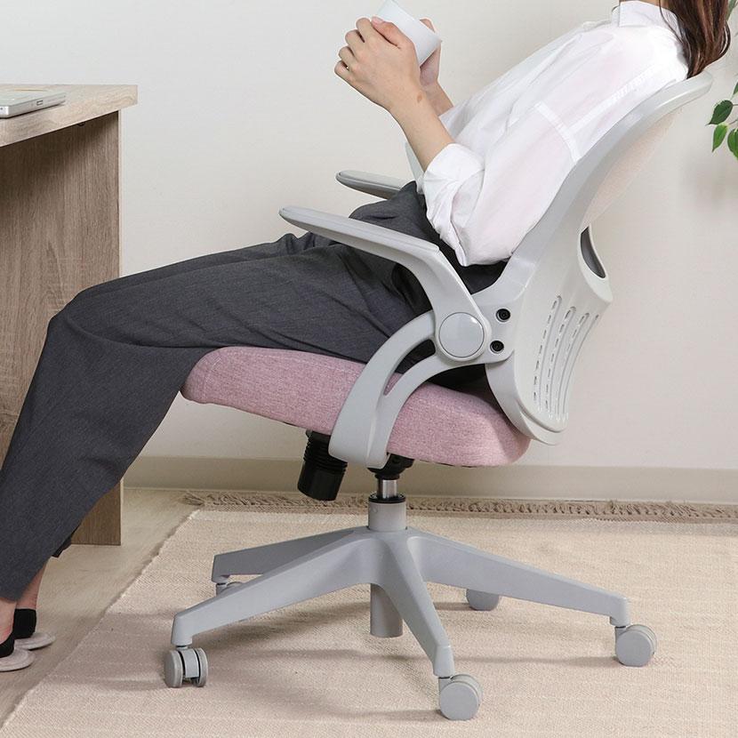 不二貿易（Fuji Boeki） コンパクトオフィスチェア パベル アーム