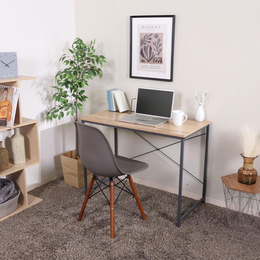 ワークデスク ルカ シンプル ワークスペース スリム 幅950×奥行480×高さ720mm | 不二貿易 | 03