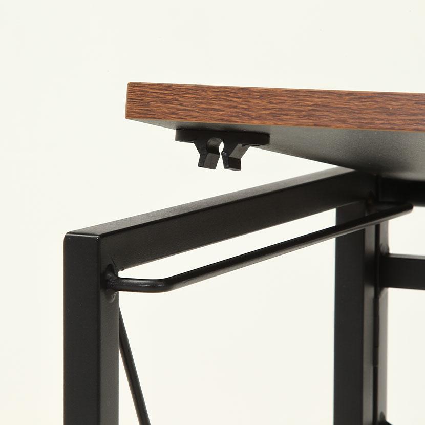 折りたたみデスク フォールディングデスク アロン シンプル設計 コンパクト 幅900×奥行410×高さ720mm | 不二貿易 | 11