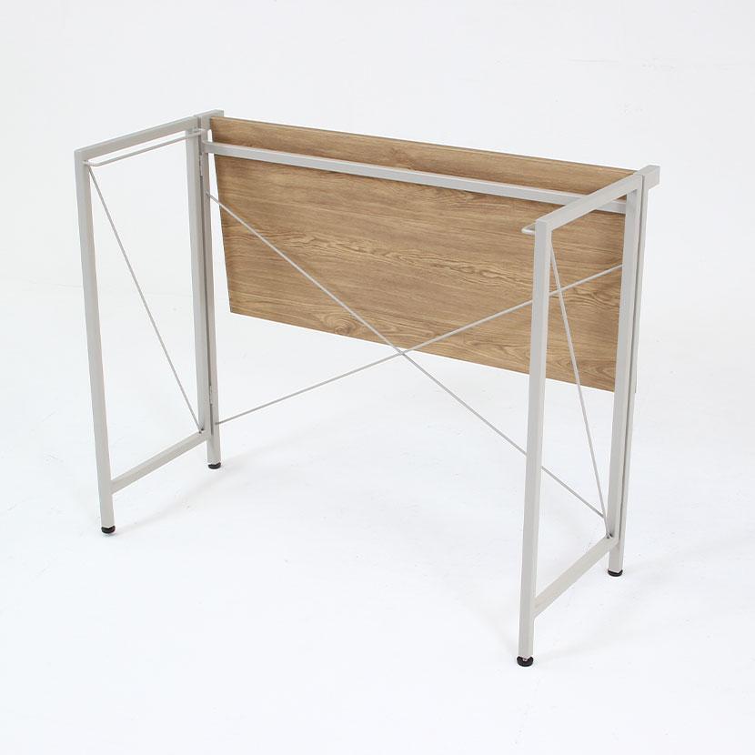 折りたたみデスク フォールディングデスク アロン シンプル設計 コンパクト 幅900×奥行410×高さ720mm | 不二貿易 | 12