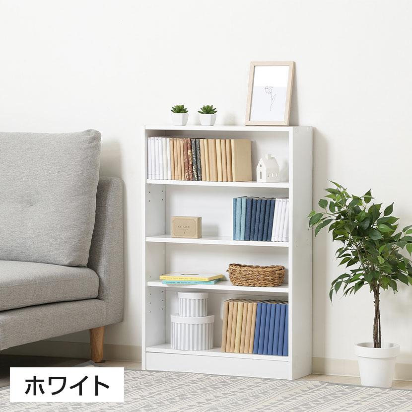 マルチユースラック 収納ラック 本棚 シンプルデザイン 木製 可動棚付き シェルフ コミックラック コミック収納 雑誌 簡単組立 幅600×奥行168×高さ890mm | 不二貿易 | 11