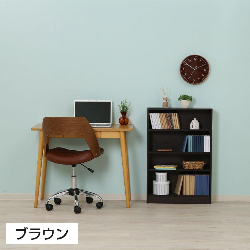 マルチユースラック 収納ラック 本棚 シンプルデザイン 木製 可動棚付き シェルフ コミックラック コミック収納 雑誌 簡単組立 幅600×奥行168×高さ890mm | 不二貿易 | 02