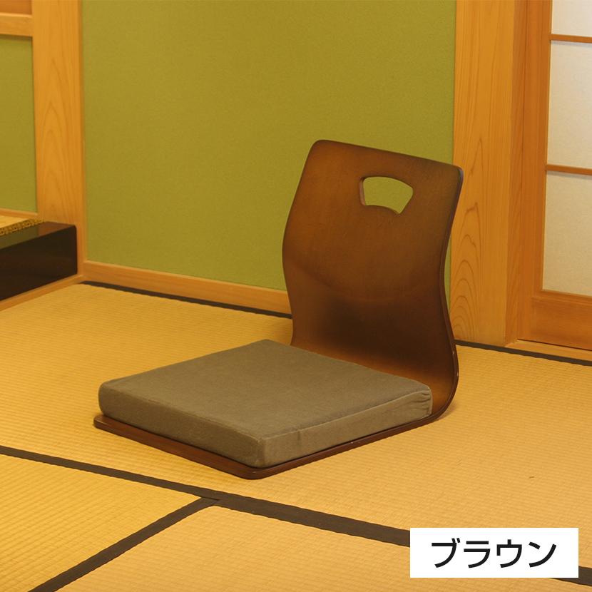 4脚セット 和座イス 業務用 飲食店 旅館 簡単 スタッキング可能 リーズナブル 幅395×奥行520×座面厚さ10mm | 不二貿易 | 03