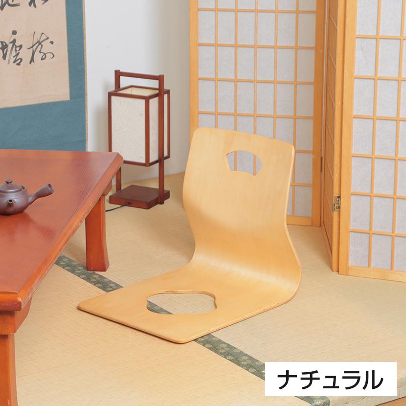 4脚セット 和座イス 業務用 飲食店 旅館 簡単 スタッキング可能 リーズナブル 幅395×奥行520×座面厚さ10mm | 不二貿易 | 06