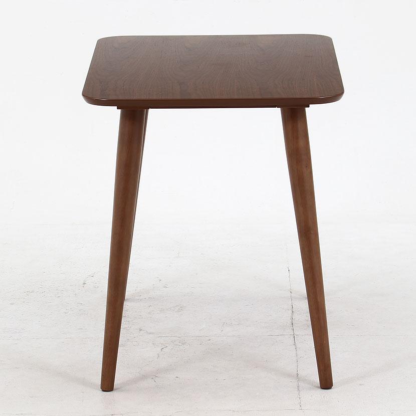 ダイニングテーブル カウル ワークテーブル カジュアル 木のぬくもり 天然木 ウォールナット突板仕様 幅900×奥行600×高さ695mm |  | 03