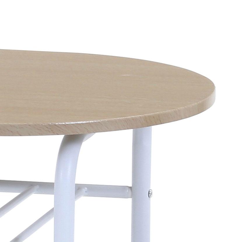 2人用 ダイニング3点セット コンパクトダイニング ミニマリスト シンプル 最低限 ワークスペース 収納付きテーブル×1 チェア×2 |  | 08