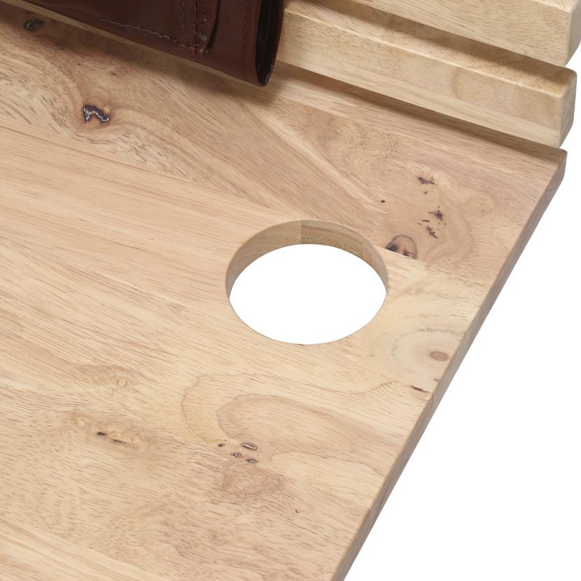 Natural Signature デスクセット ワークデスク+スツール+クッションセット 北欧デザイン 天然木 デスク : 幅1200×奥行475×高さ740mm スツール:490(座面高さ)mm | 不二貿易 | 09