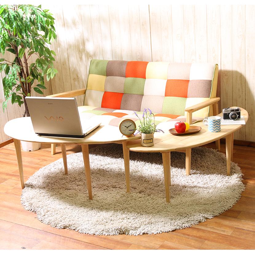 不二貿易 Natural Signature センターテーブル コーヒー豆形 不二貿易 Natural Signature センターテーブル COFFEE