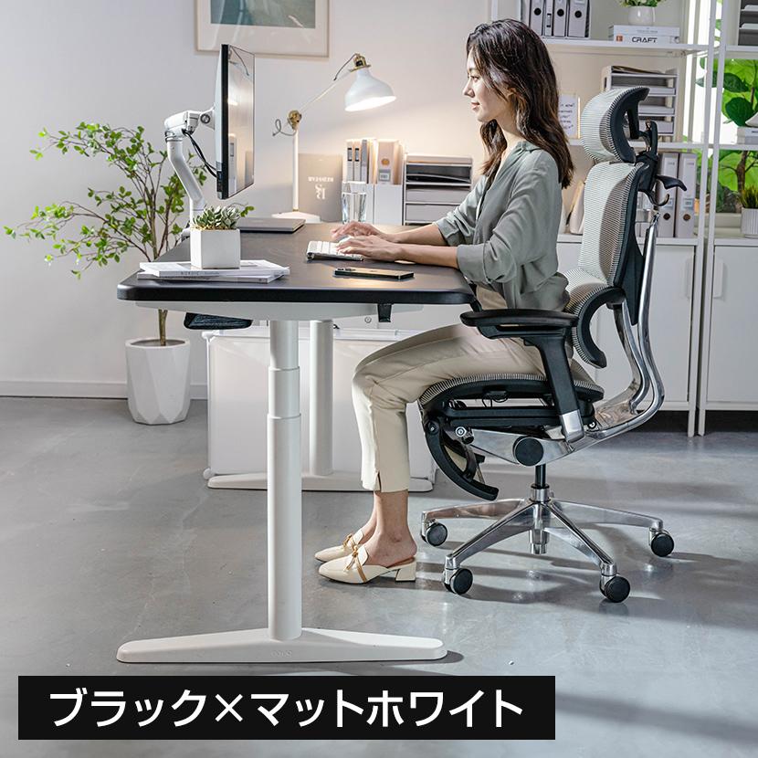 COFO 天板)ブラック5月上旬入荷 COFO Desk Premium キャスター付 電動