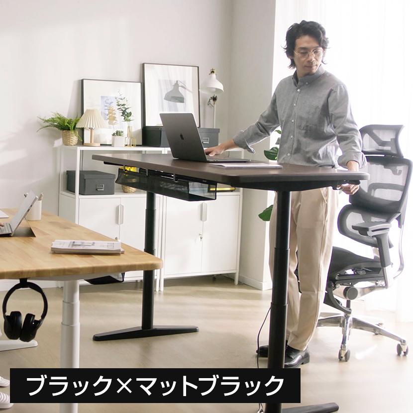 COFO 天板)ブラック5月上旬入荷 COFO Desk Premium キャスター付 電動