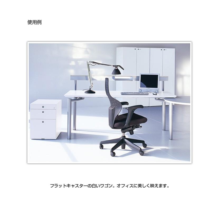 Garage/fantoni MH ファントーニ デスク・ワゴン fantoni/ファントーニ/オフィス 木製ワゴン 3段 鍵付き 幅42 奥行57 高