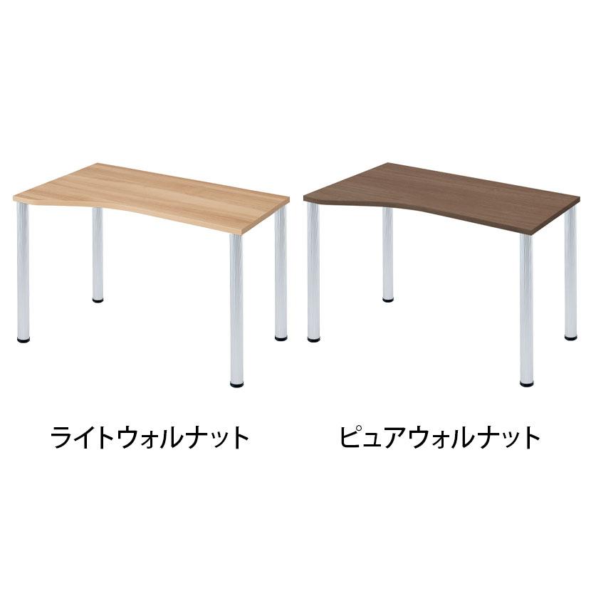 Garage(ガラージ) D3デスク 天板Iタイプ 木目 アルミ脚 幅1000mm パソコンデスク 在宅勤務 テレワーク 幅1000×奥行600×高さ715mmの画像