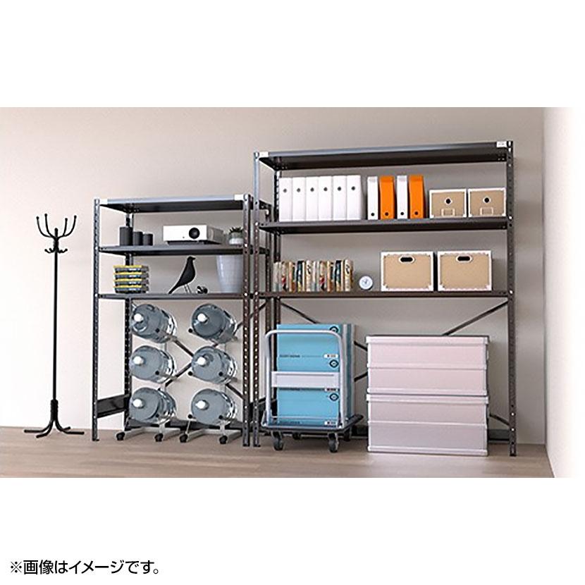 Garage（ガラージ） 抗菌加工 日本製 軽量棚ABラック スチールラック