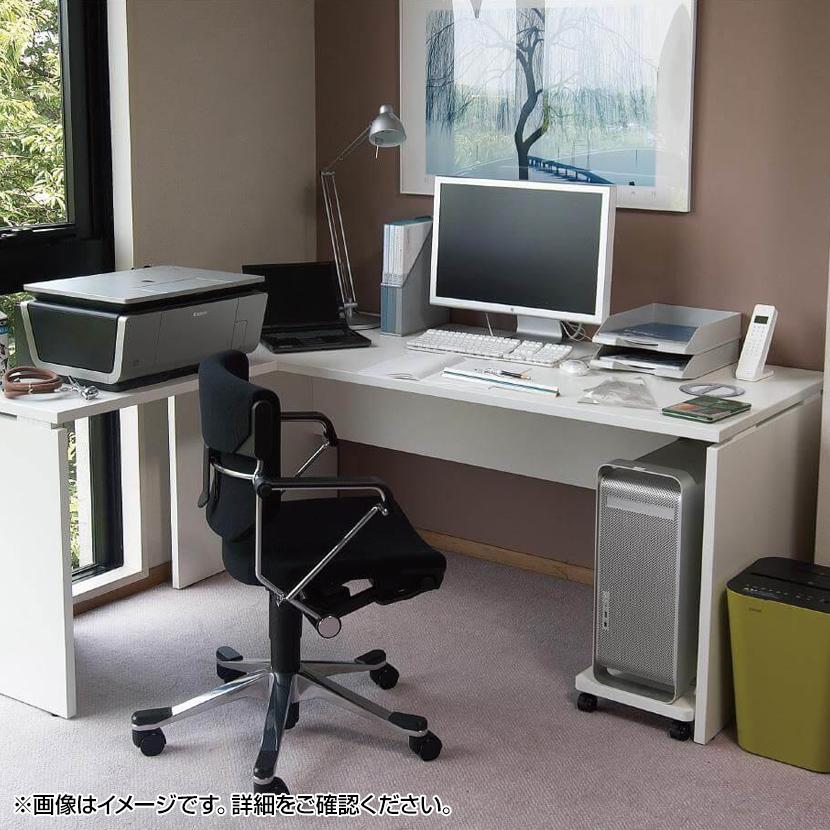 Garage(ガラージ) AF128HW AFデスク オフィスデスク パソコンデスク 学習机 事務机 ホワイト 幅1200×奥行800×高さ700mmの画像