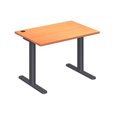 パソコンデスク おしゃれ Garage デスク fantoni GT 幅100cm ワークデスク テーブル 学習 オフィス 作業台 事務 T字脚 幅1000×奥行710×高さ720mm GA-GT-107H