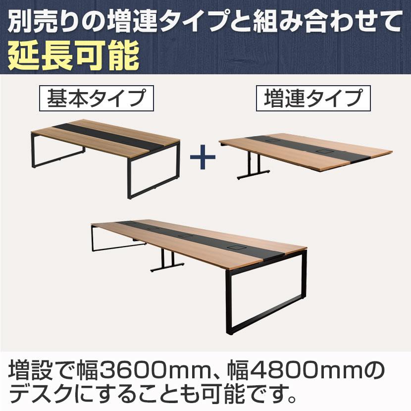 NSデスク フリーアドレスデスク 4人用 会議用テーブル ミーティング