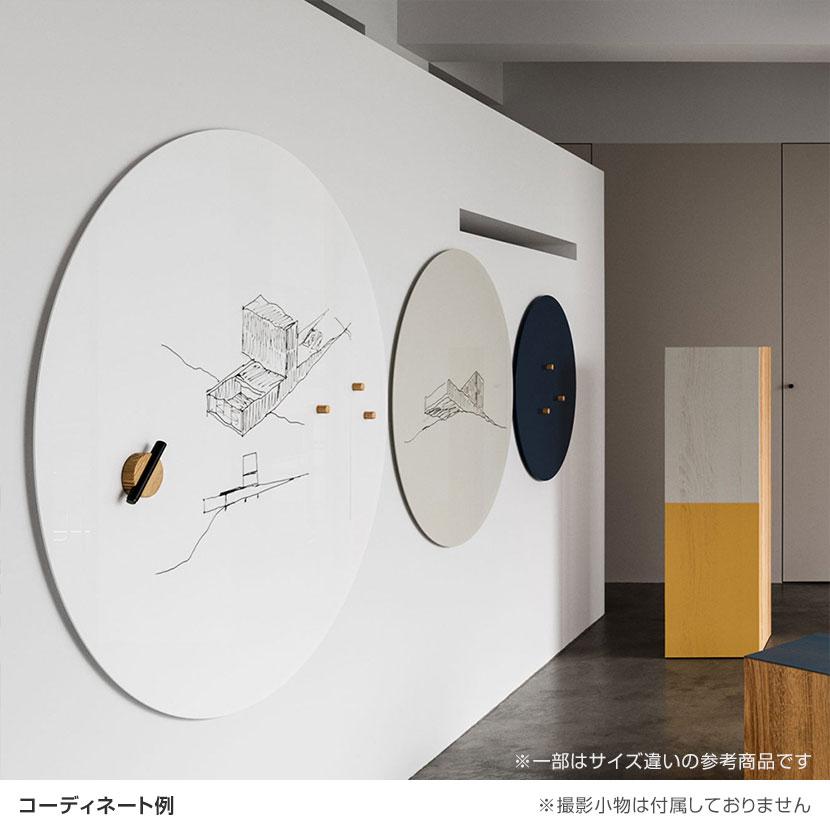 Garage(ガラージ) CHAT board Orbit チャットボード オービット ORB90 ホワイトボード ガラスボード おしゃれ 壁掛け 幅900×奥行900×厚さ15mm | Garage | 04