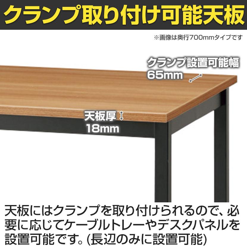 Garage(ガラージ) ワーキングテーブル デスク 木製 アジャスター付き WG-147H 幅1400×奥行700×高さ720mmの画像