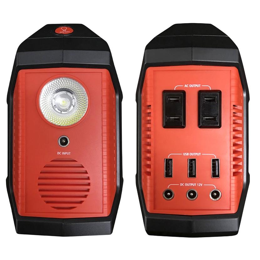 ポータブル電源 モバイルバッテリー 大容量電池 400mah Ledライト付き リチウムイオン電池 日本仕様 コンパクト 小型 軽量 ポータブル電源 蓄電池 Ba 155 オフィス家具通販のオフィスコム 通販 Paypayモール