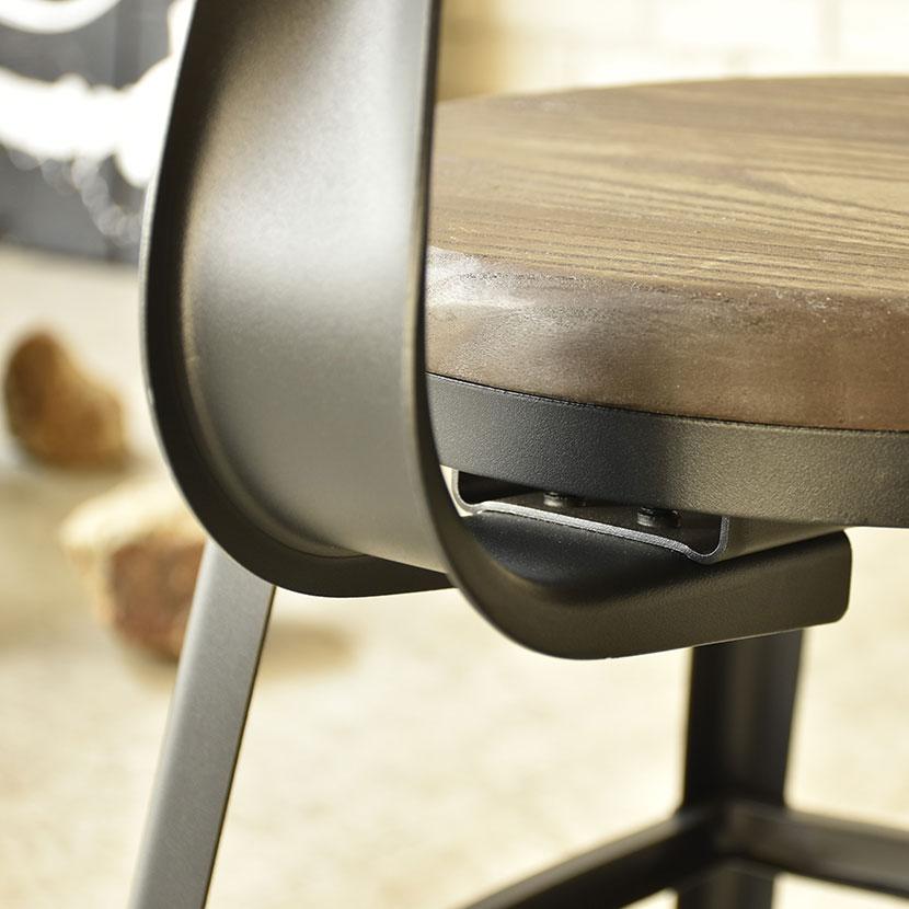 1281 CHAIR チェア ダイニングチェア オフィスチェア 椅子 イス スチール脚 幅390×奥行440×高さ710(座面高さ470)mm |  | 15