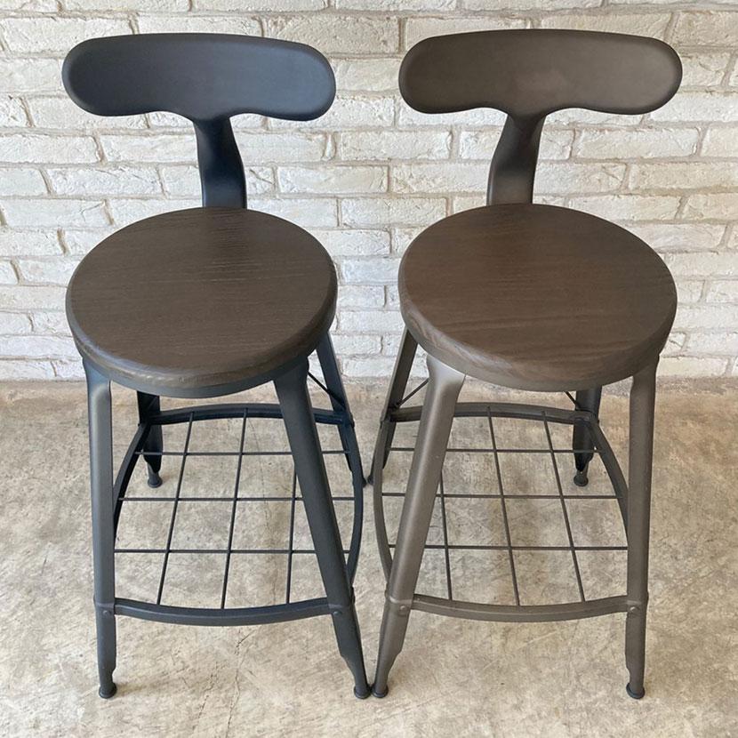 1281 HIGH CHAIR ハイチェア ダイニングチェア 収納付き カウンターチェア カフェチェア スチール脚 幅410×奥行440×高さ920(座面高さ680)mm |  | 14