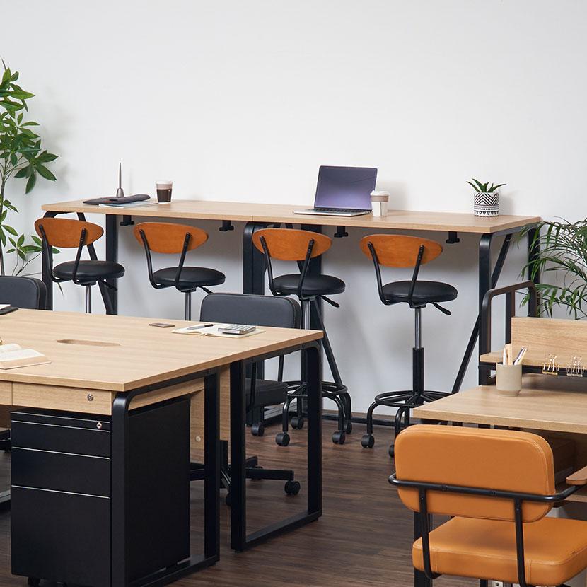 オフィスコム 法人様限定 ハイテーブル ミーティングテーブル ハイ