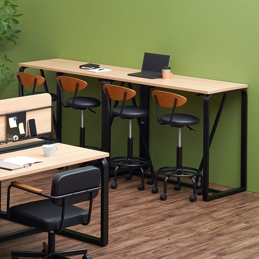 オフィスコム 法人様限定 ハイテーブル ミーティングテーブル ハイ