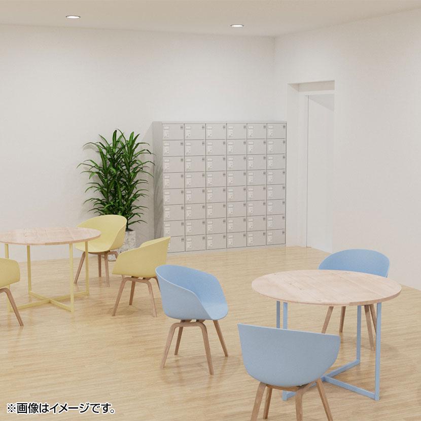 パーソナルロッカー 多人数用ロッカー 12人用 3列4段 浅型 H880 シリンダー錠 GLKシリーズ 収納 幅900×奥行380×高さ880mm 国産 完成品_2