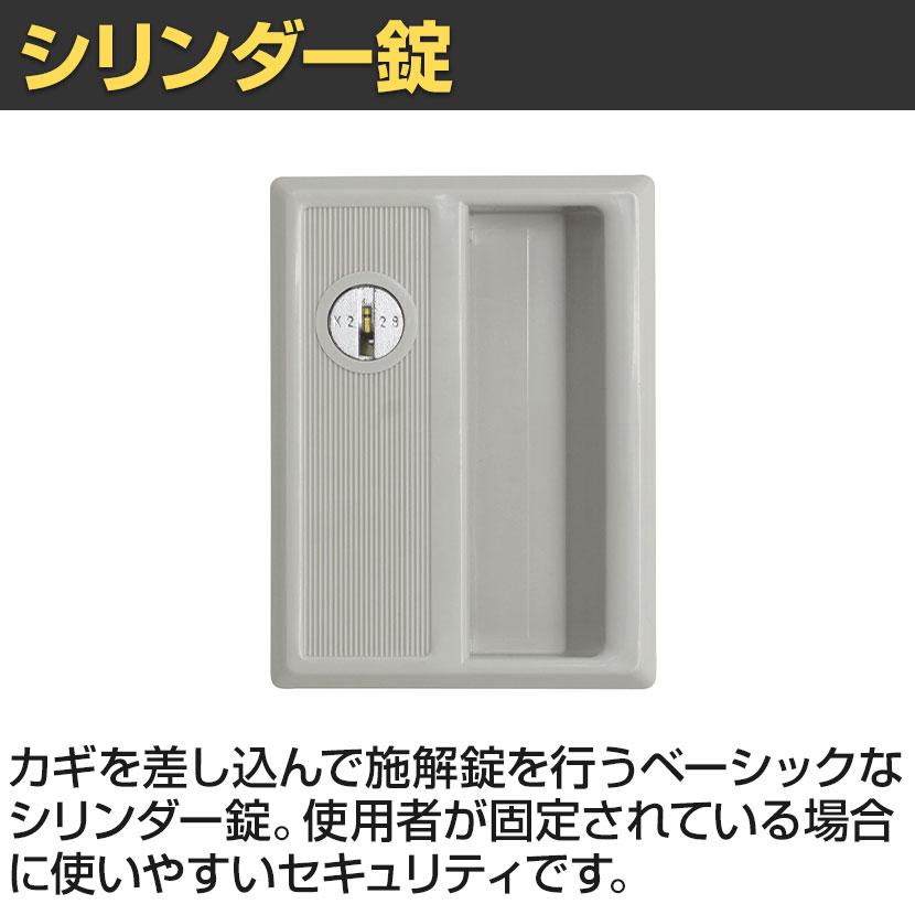 パーソナルロッカー 多人数用ロッカー 12人用 3列4段 浅型 H880 シリンダー錠 GLKシリーズ 収納 幅900×奥行380×高さ880mm 国産 完成品_3