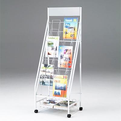 パンフレットスタンド カタログスタンド 2列ボリュームタイプ HS-YS-43