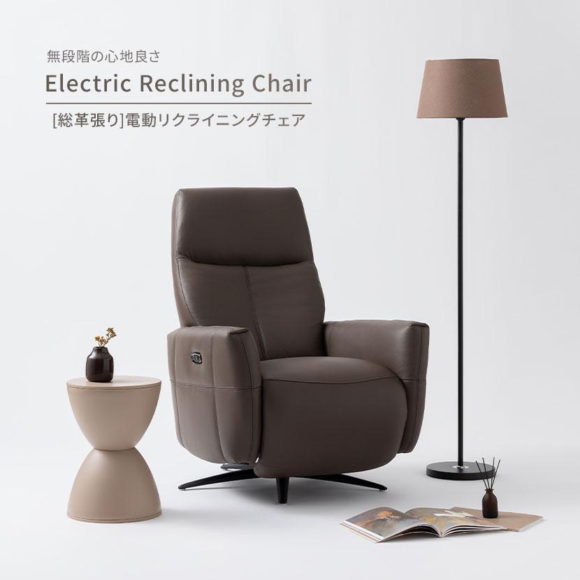 パーソナルチェア リクライニングチェア 1人掛けソファ 電動 充電式 総