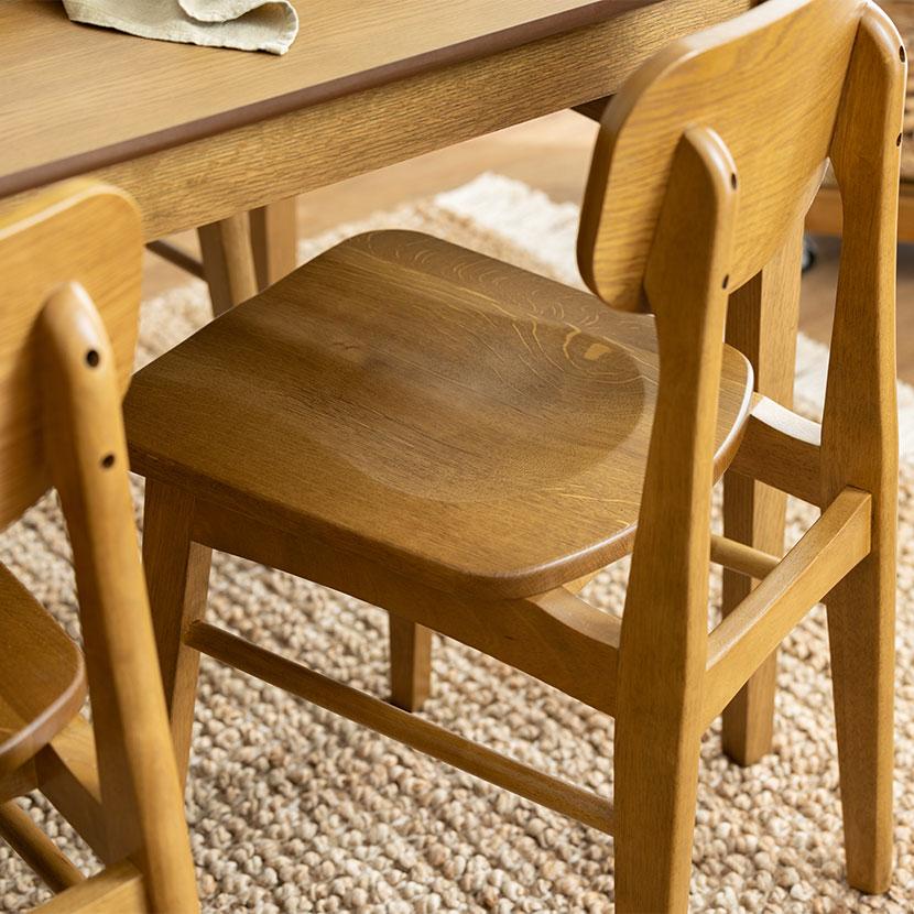 ICHIBA（市場） 4人用 ダイニングセット 5点 テーブル＋チェア4脚 食卓