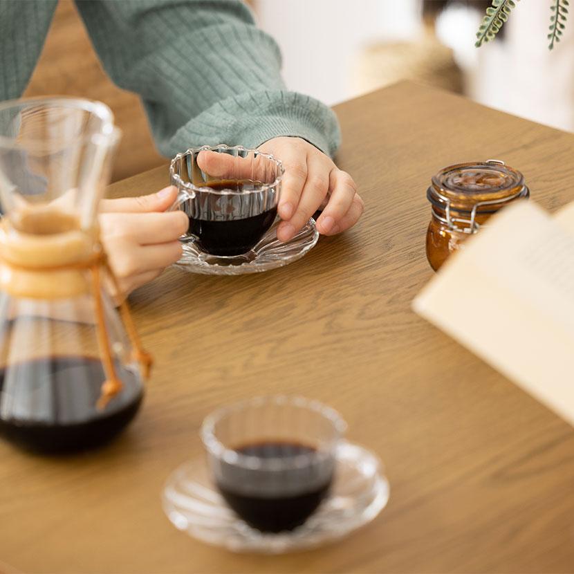 ICHIBA ダイニングテーブル 正方形 収納付き 木製 天然木 2人用 食卓