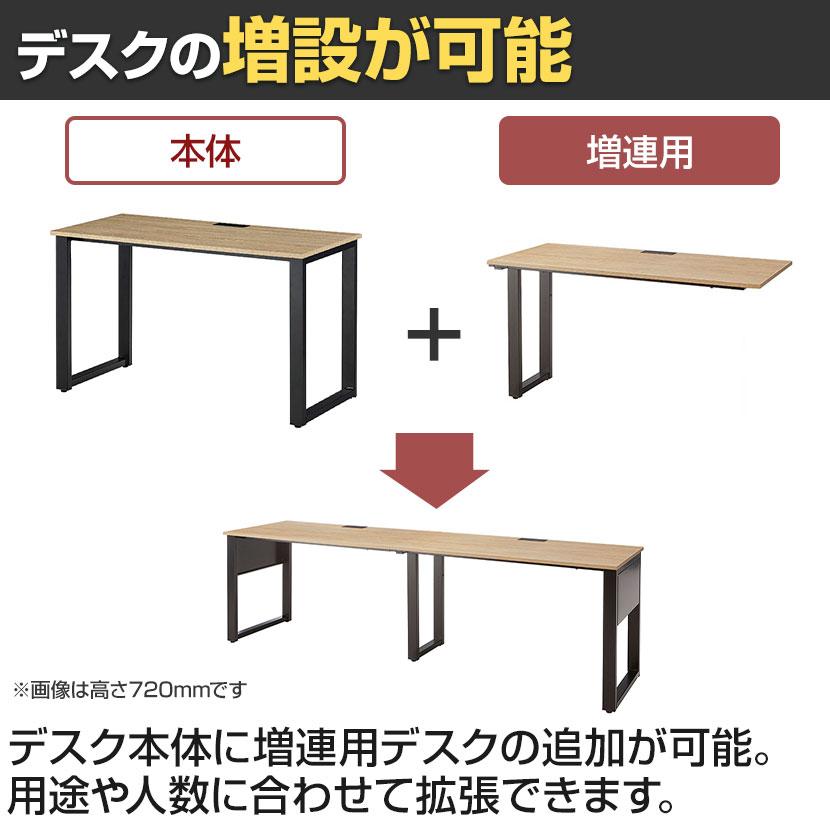 本体 ABW ハイデスク スタンディングデスク 基本セット 窓際/壁面 お洒落空間 選べる天板×選べるスチール脚 幅1200×奥行600×高さ1000mmの画像