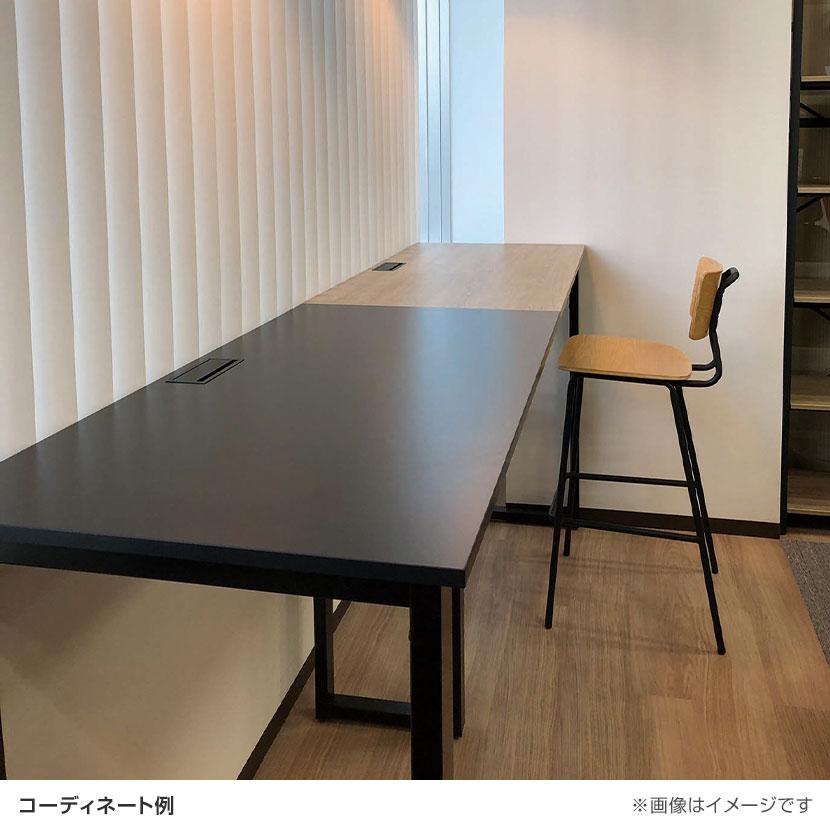 本体 ABW ハイデスク スタンディングデスク 基本セット 窓際/壁面 お洒落空間 選べる天板×選べるスチール脚 幅1200×奥行600×高さ1000mmの画像