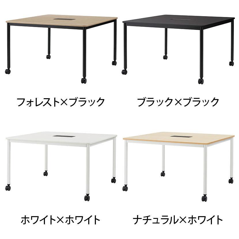コンバインテーブル ARFシリーズ 四角テーブル つなぐテーブル レイアウト自在 キャスター仕様 幅1200×奥行1200×高さ720mm_1