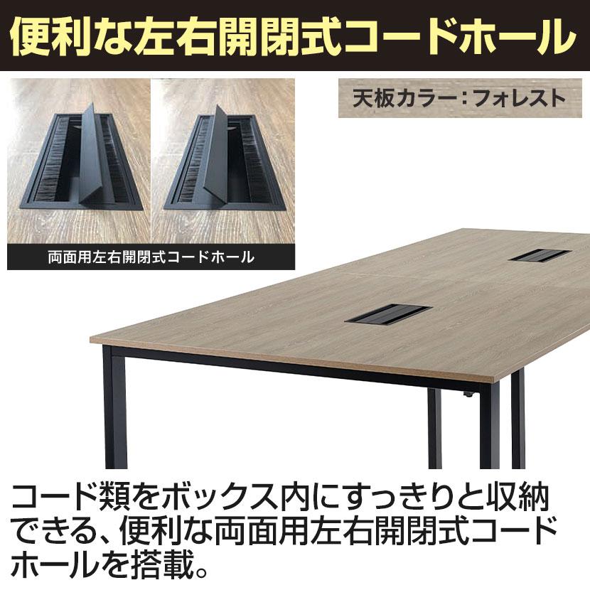 追加/増設用 フリーアドレスデスク REVシリーズ 増連セット 選べる天板/脚 オフィスワーク ミーティング 幅1200×奥行1200×高さ720mmの画像