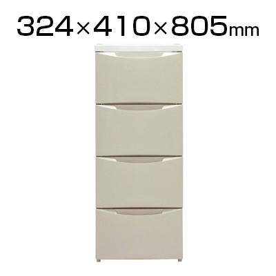 アイリスオーヤマ スリムチェスト 4段 COD-324 幅324×奥行410×高さ805mm | IRIS OHYAMA