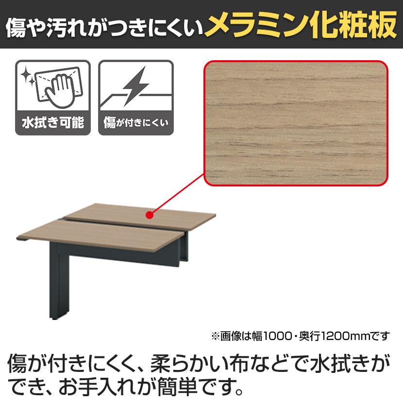追加/増設用 ITOKI INTERLINK R インターリンクRパネル脚・両面タイプ中間連増セット フリーアドレスデスク 幅1200×奥行1600×高さ720mm CLR-126TES_10
