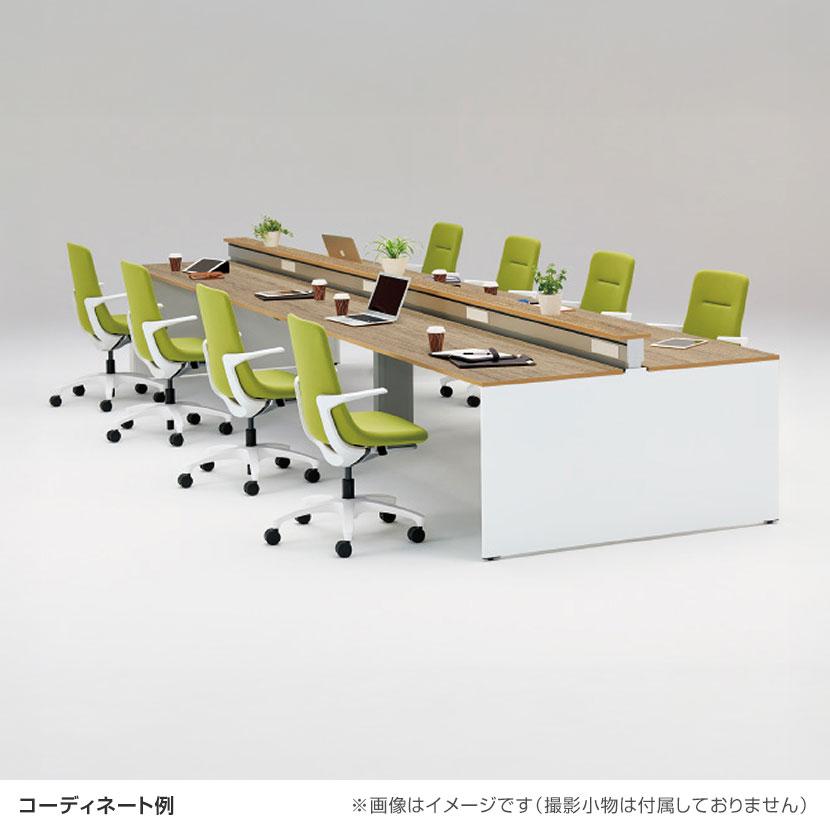 本体 ITOKI(イトーキ) INTERLINK R インターリンクRパネル脚・両面タイプエンドセット フリーアドレスデスク 幅2000×奥行1600×高さ720mm CLR-206EES | イトーキ | 04