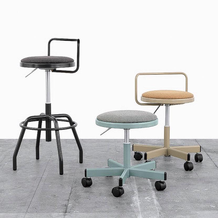 3脚セット】イトーキ ノットワーク サイドスツール 木製什器 KLU-401