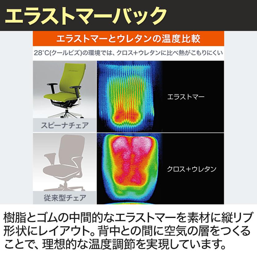 スピーナ ITOKI(イトーキ) オフィスチェア ワークチェア 事務椅子 腰痛