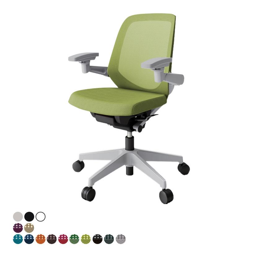 イトーキ ノートチェア ローバック アジャスタブル肘付き メッシュ 抗  