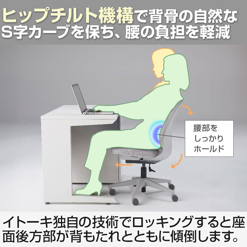 ◇ビンテージ　イトーキ　チャコラチェア　/　昇降　ロッキング ◇ビンテージ イトーキ チャコラチェア / 昇降 ロッキング